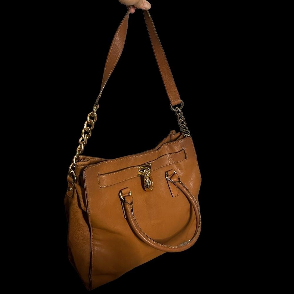 Michael Kors Tan Leather Tote - Picture 4 of 10